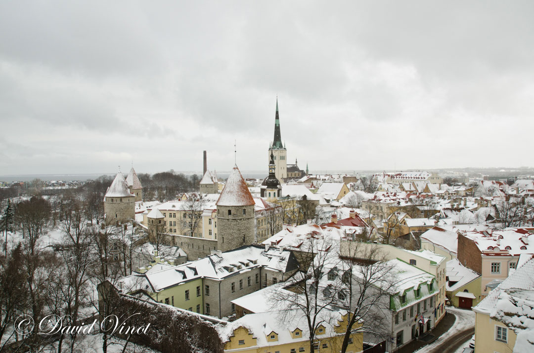 Old Tallinn, Estonia in winter